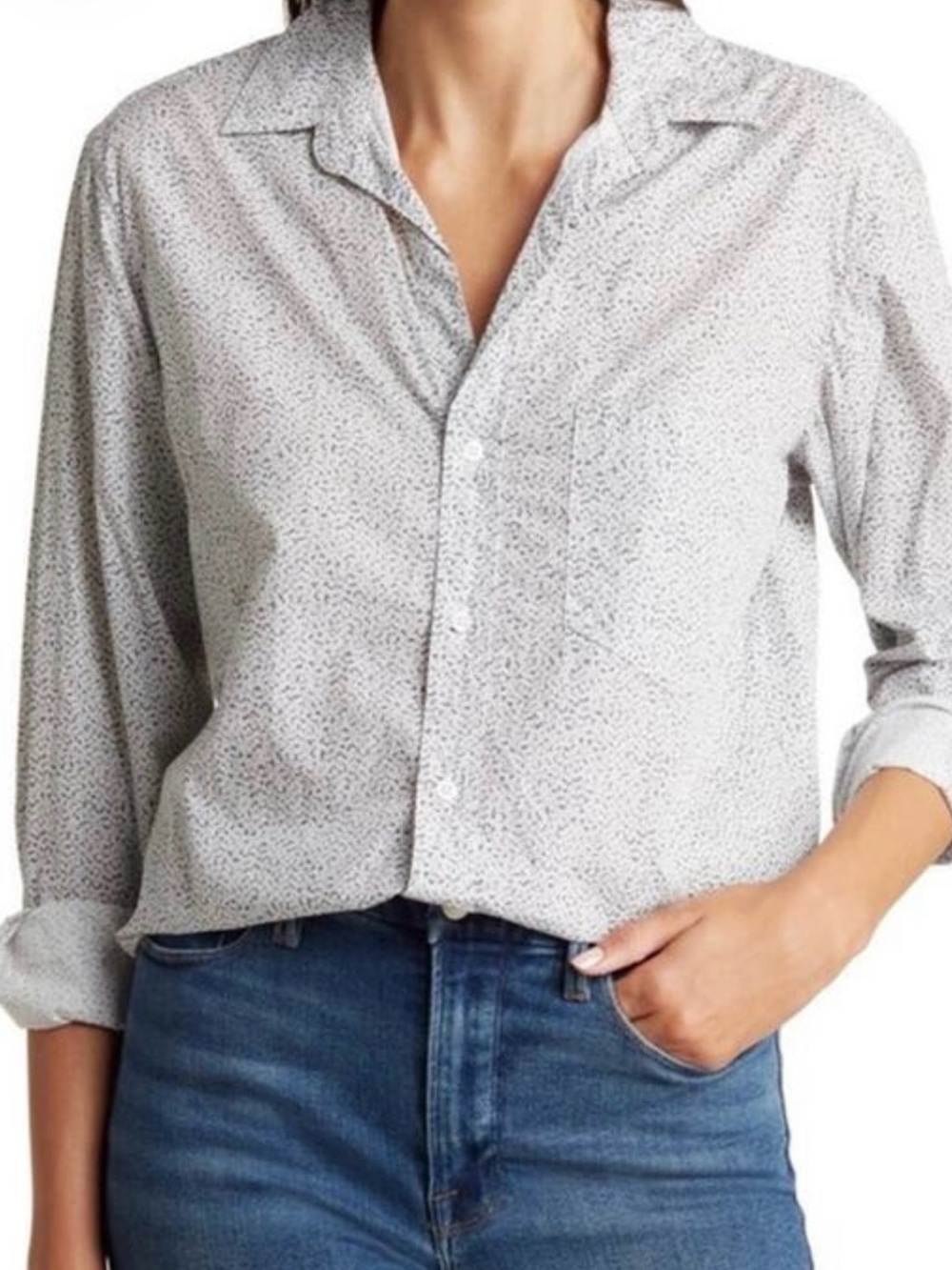 Frank & Eileen Dotted Button-Down Shirt